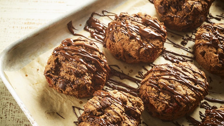 Chocolate and Cherry Scones